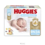 Fralda Huggies Natural Care Mega RN c/34 unidades