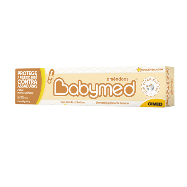 Creme de Assadura Babymed Amêndoas – Embalagem c-40 G